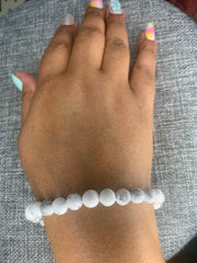 Howlite Ball Bracelet