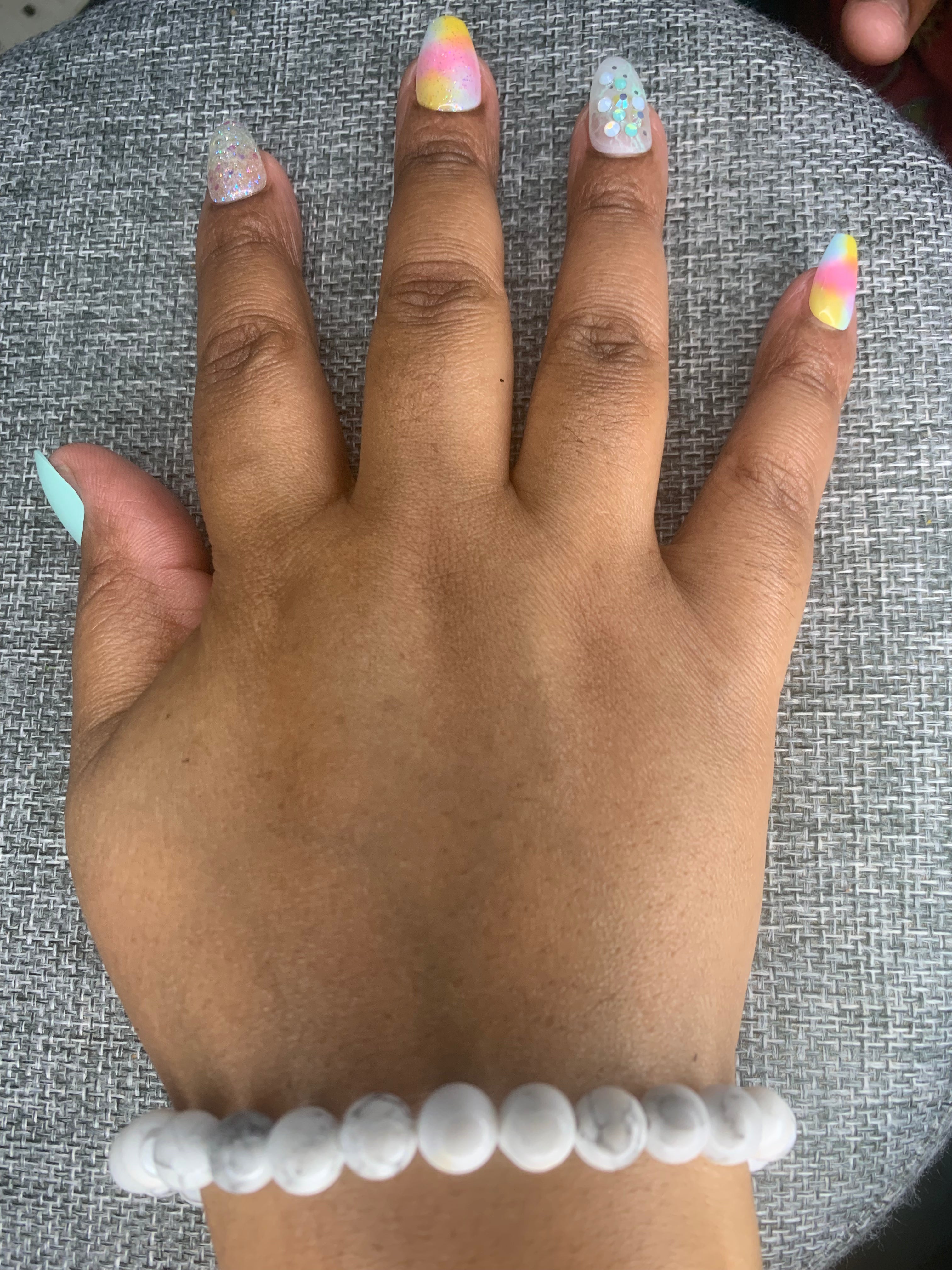 Howlite Ball Bracelet