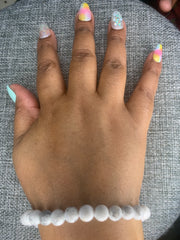 Howlite Ball Bracelet